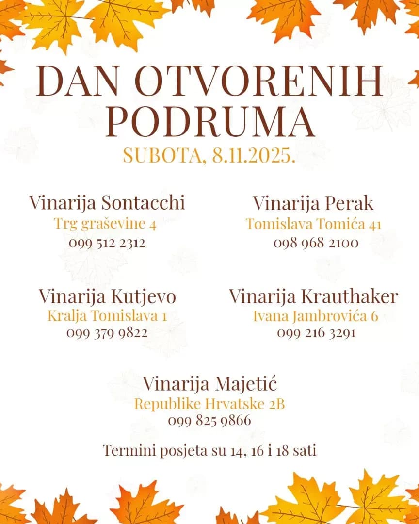 Nemojte propustiti: Kutjevačko Martinje – slavlje vina, jeseni i zajedništva