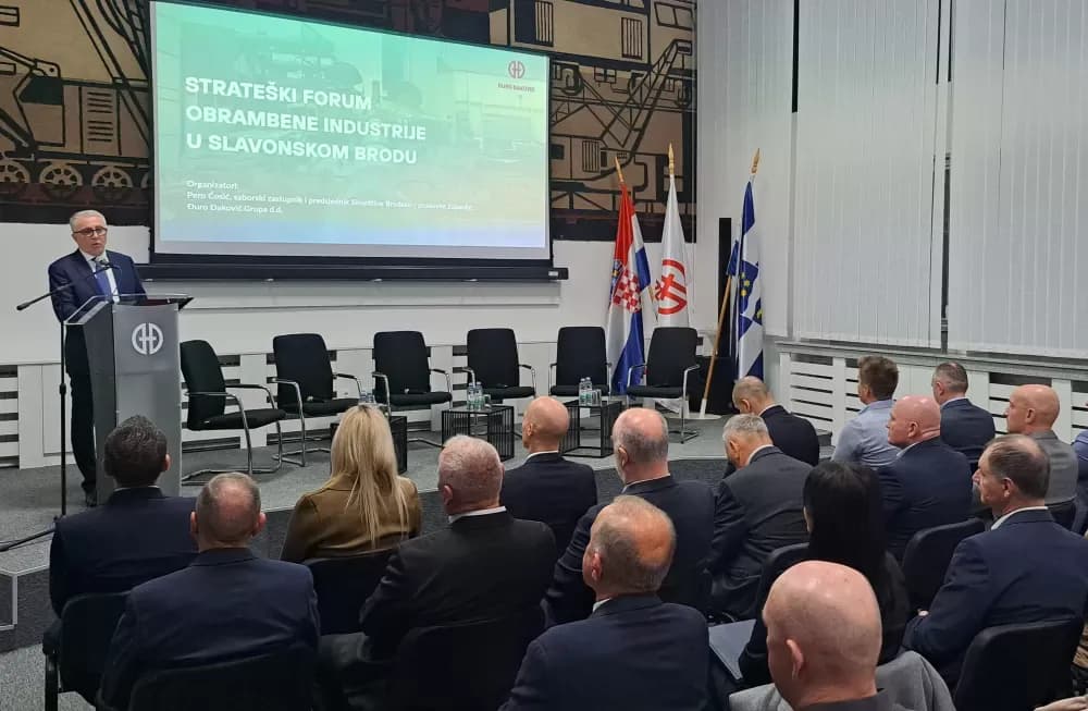Đuro Đaković u fokusu obrambene industrije: Slavonski Brod domaćin Strateškog foruma o razvojnim prilikama