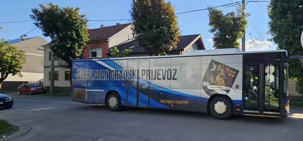 Besplatan javni prijevoz potvrđuje Slavonski Brod kao primjer dobre prakse