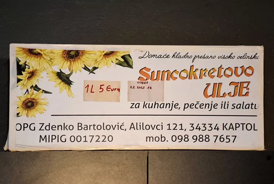 Alilovčanin Zdenko Bartolović: Od duhana do ʼslavonskog maslinovog uljaʼ - priča o upornosti