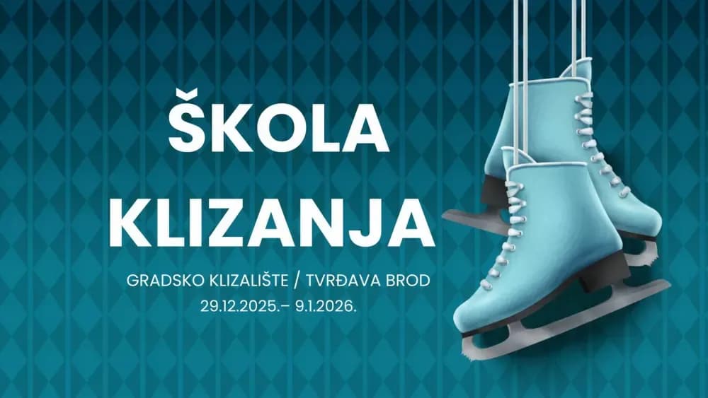 Upišite svoje mališane u Školu klizanja u Tvrđavi Brod!