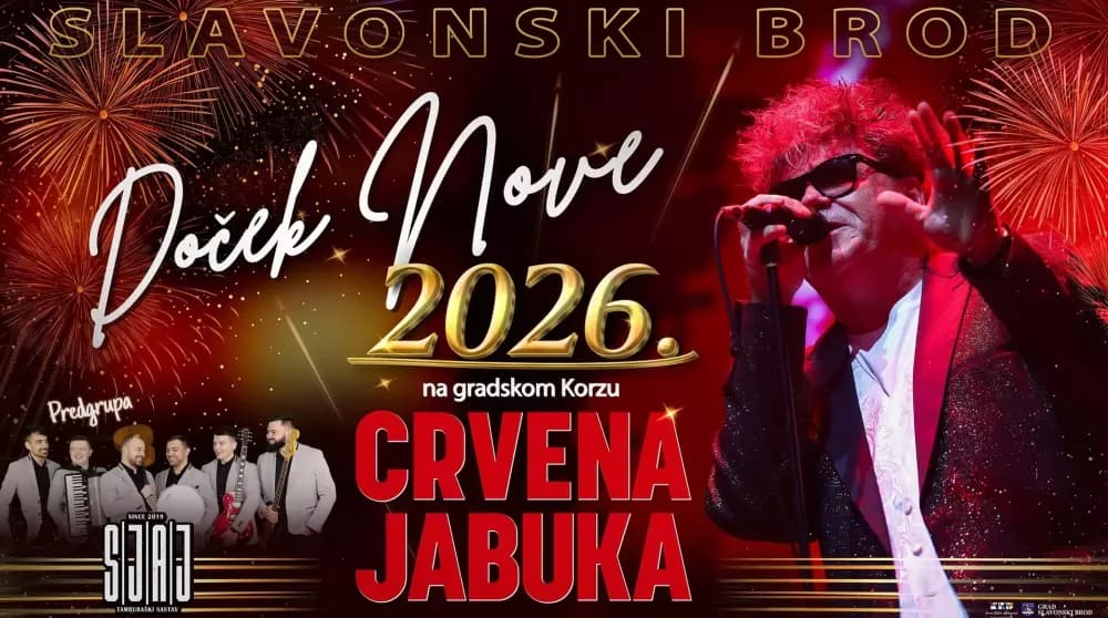 Slavonski Brod uz Crvenu Jabuku u velikom stilu ulazi u 2026. godinu