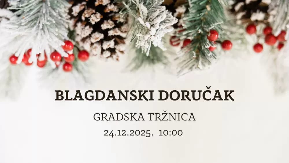 Poziv građanima na tradicionalni blagdanski doručak