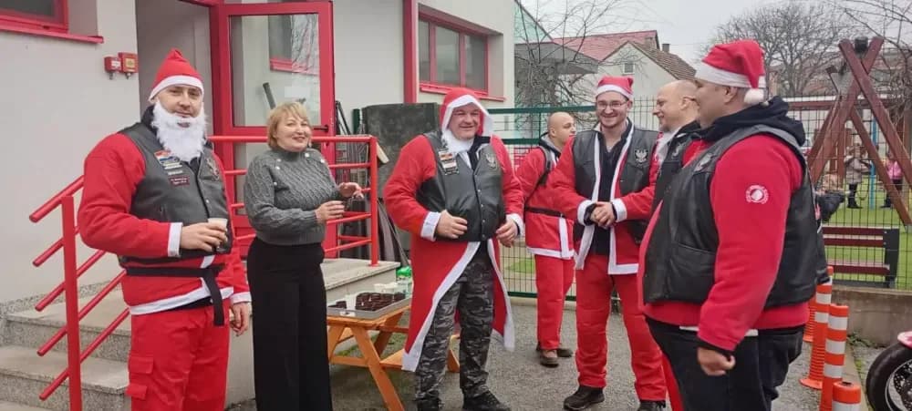Motoristi razveselili mališane Dječjeg vrtića u Sibinju