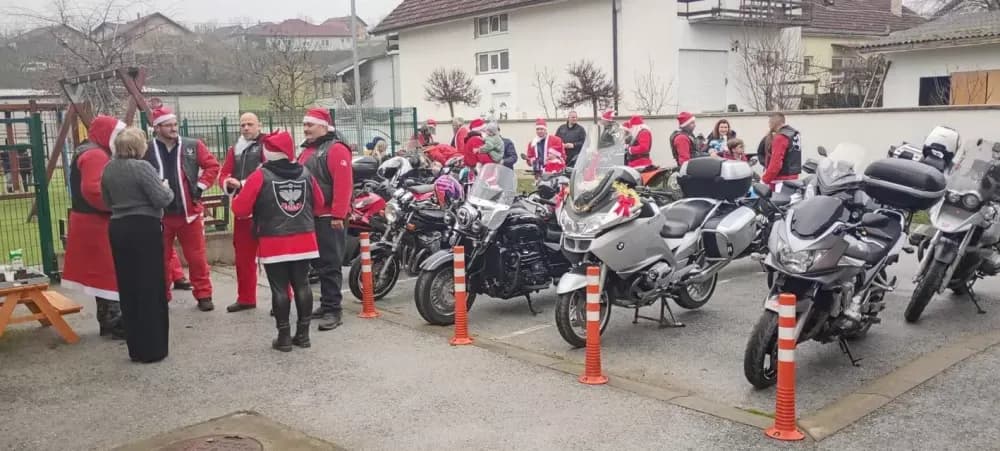 Motoristi razveselili mališane Dječjeg vrtića u Sibinju