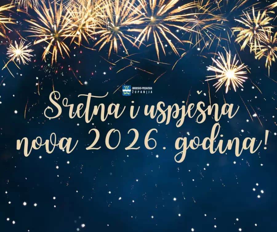 Novogodišnja čestitka župana Danijela Marušića i predsjednika Županijske skupštine Pere Ćosića