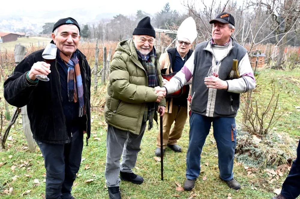 Bivši predsjednik Mesić tradicionalno proslavio Vincelovo u vinskoj prijestolnici Kutjevu