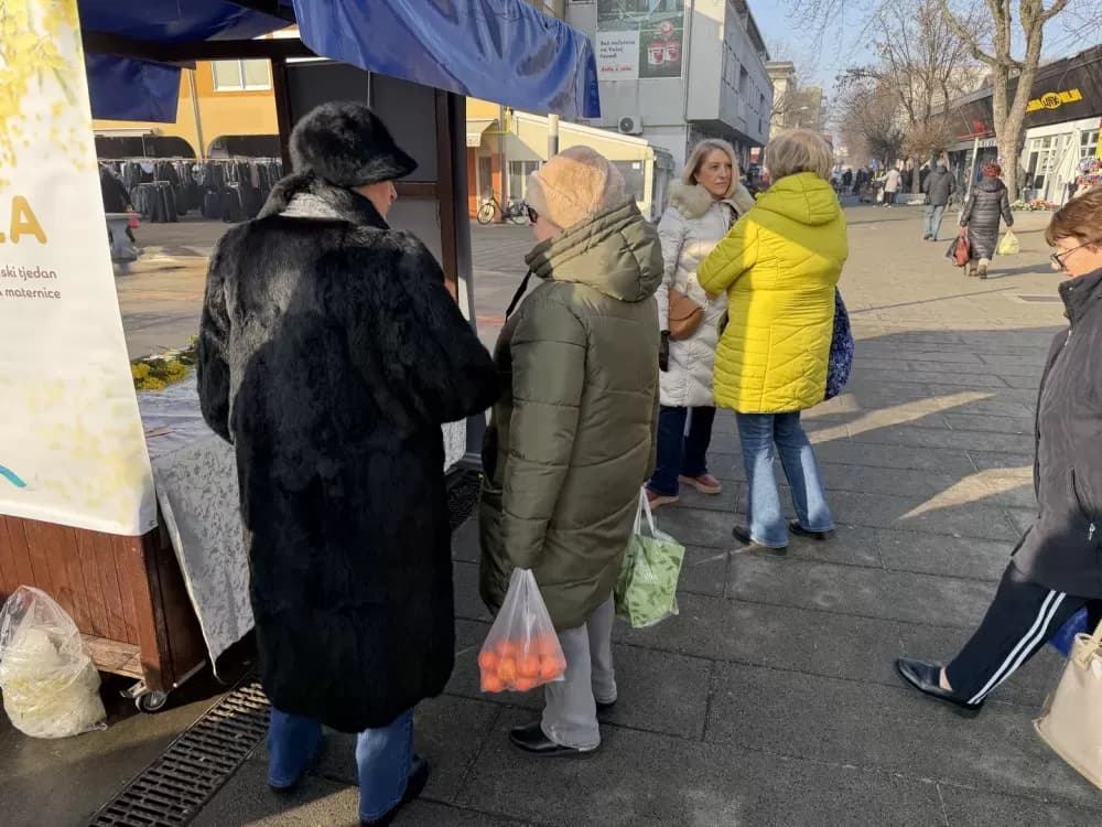 Dan mimoza obilježen na Gradskoj tržnici - prevencija spašava živote