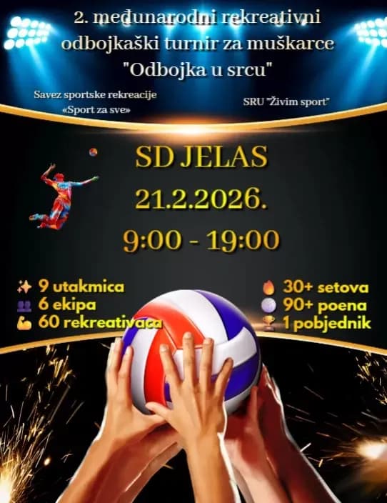 Dva međunarodna turnira „Odbojka u srcu“ ove subote u Slavonskom Brodu