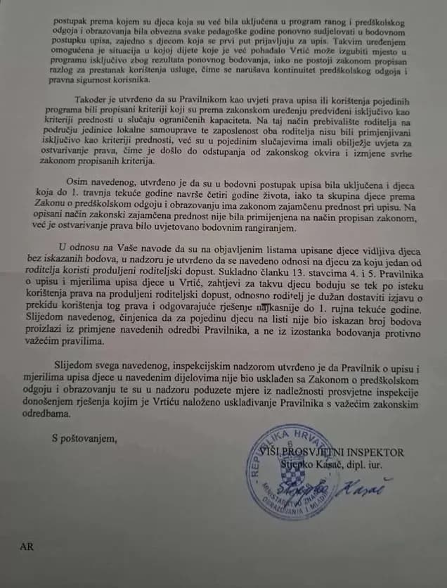 Skandal u vrtiću „Ivana Brlić Mažuranić“ u Slavonskom Brodu: Roditelji prijavljuju pogodovanja, inspekcija otkrila ozbiljne nepravilnosti