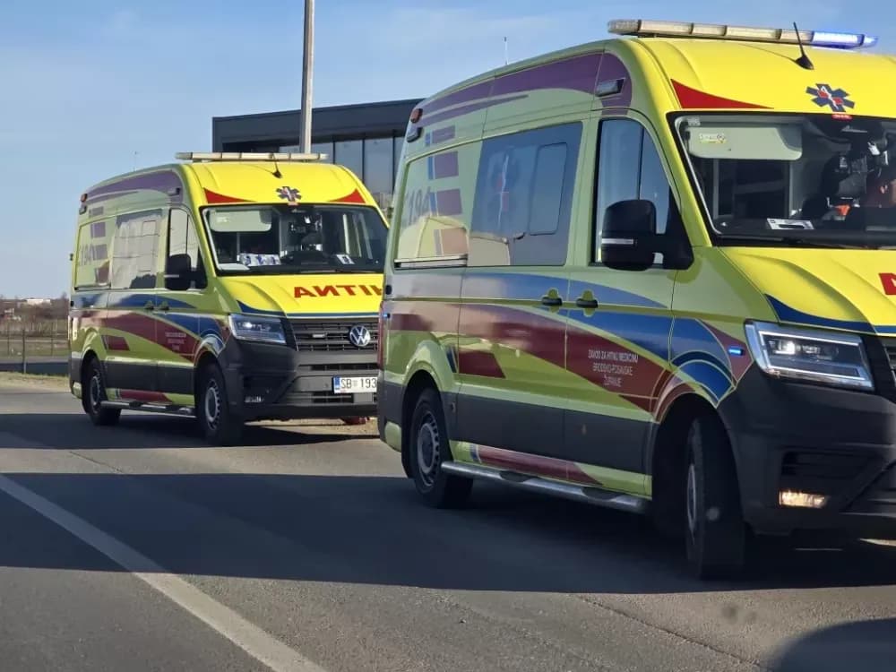Dvije osobe ozlijeđene u sudaru na državnoj cesti kod Slobodnice