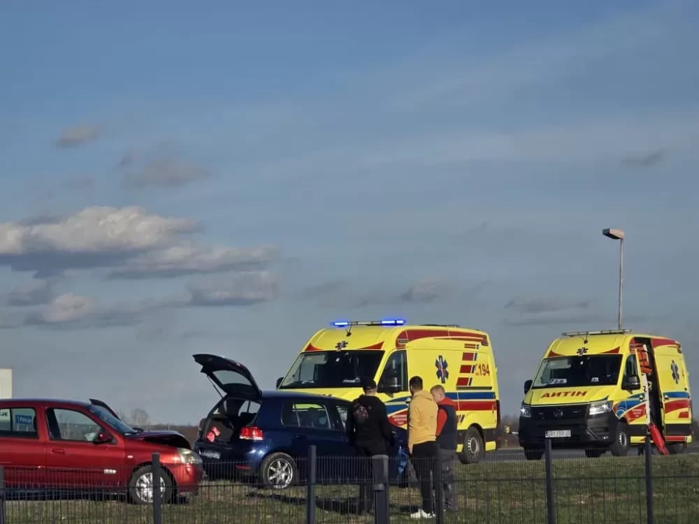 Dvije osobe ozlijeđene u sudaru na državnoj cesti kod Slobodnice