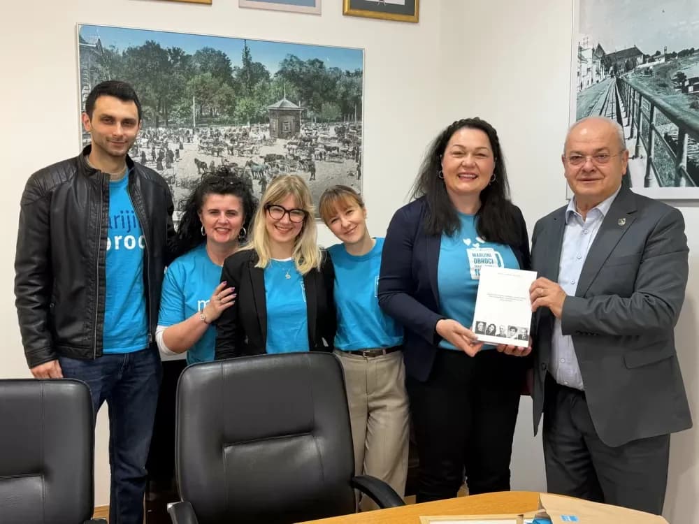 Gradonačelnik Mirko Duspara primio predstavnike Marijinih obroka povodom 10 godina djelovanja u Slavonskom Brodu
