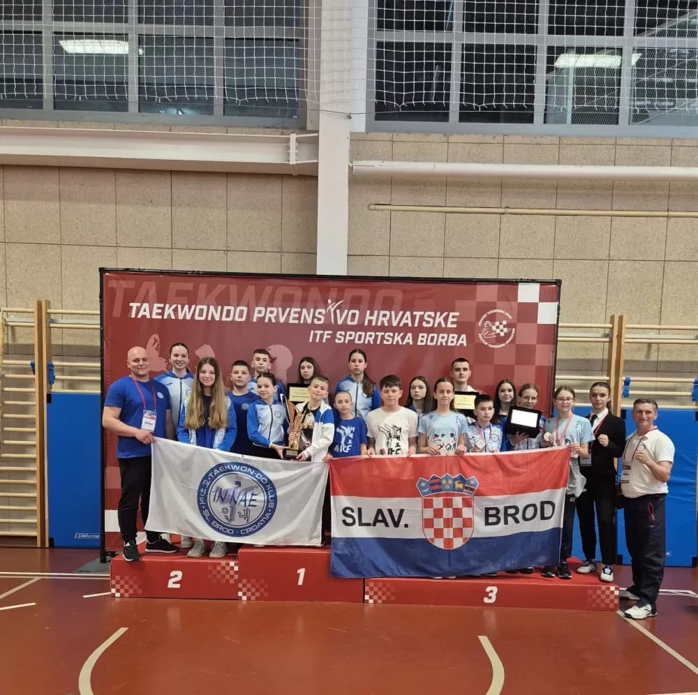 Izvrstan uspjeh brodskog taekwondo kluba na državnom prvenstvu u Zagrebu