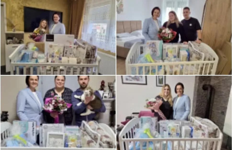 Nastavlja se mjera potpore: novi paketi za bebe u Slavonskom Brodu