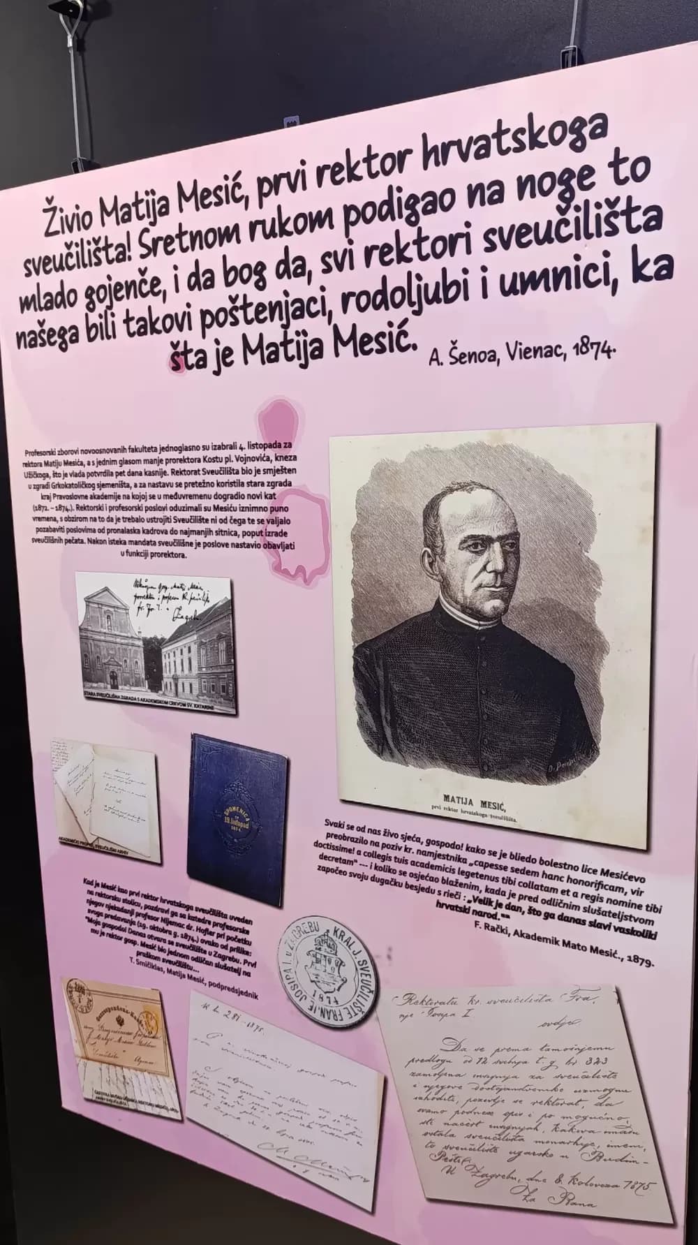 Izložba o prvom rektoru Sveučilišta u Zagrebu otvorena u njegovu rodnom gradu