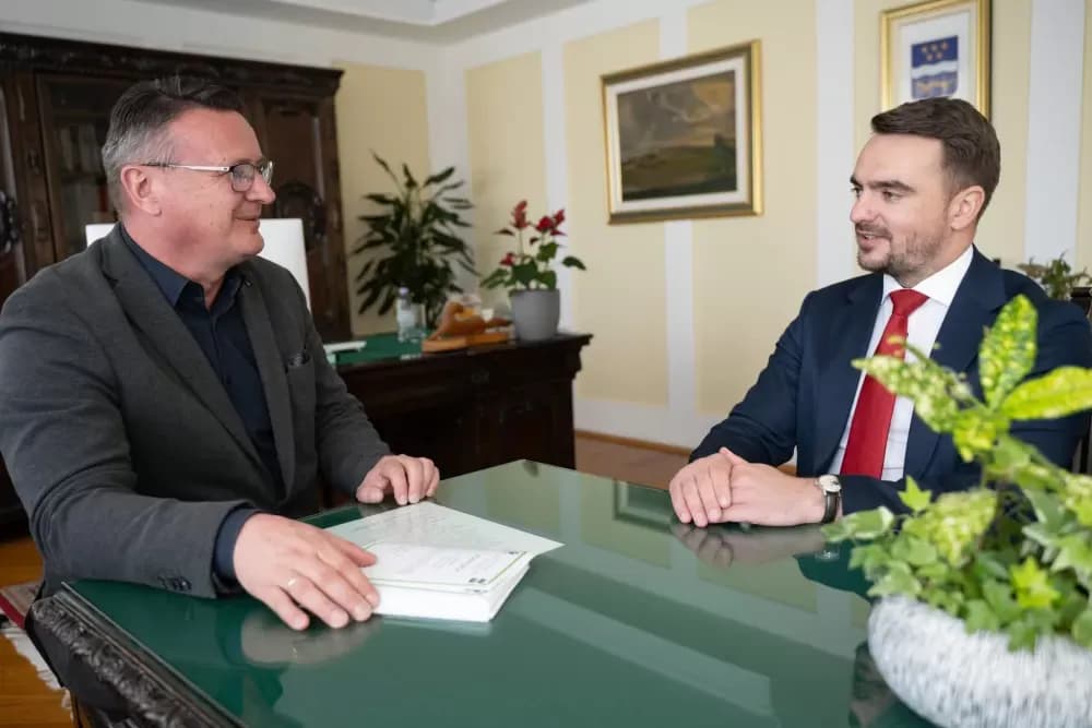 Župan Marušić ugostio Davora Pranjića potpredsjednika RS-a iz reda hrvatslog naroda: Naglasak na suradnji i zajedničkim projektima