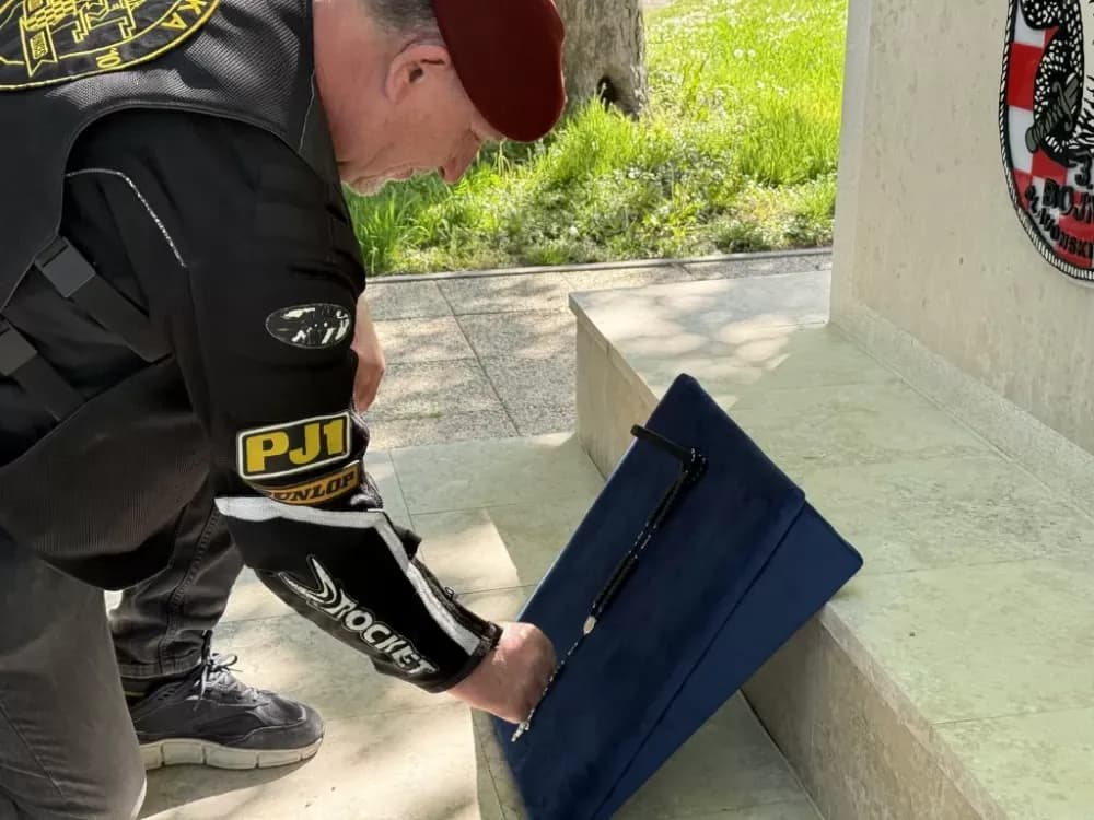 Hodočasnička vožnja s porukom: Slavonski Brod dočekao Moto klub 4. gardijske brigade