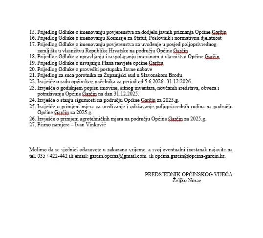 NASTAVLJA SE AGONIJA U GARČINU: Jesu li općinski načelnik i predsjednik Općinskog vijeća okrenuli leđa narodu??? Peticija 25 seljaka bačena u koš - ignorira se i Ministarstvo?