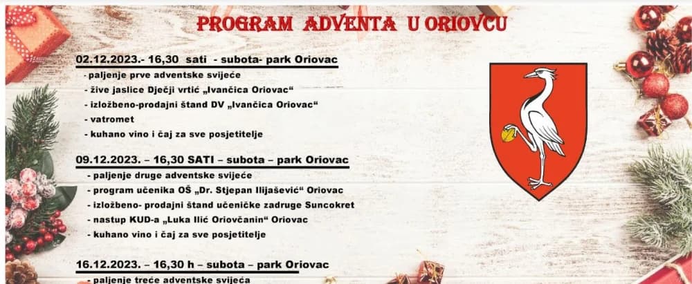 Kuhano vino, kobasice, pogledajte što se sve sprema u Oriovcu i Lužanima