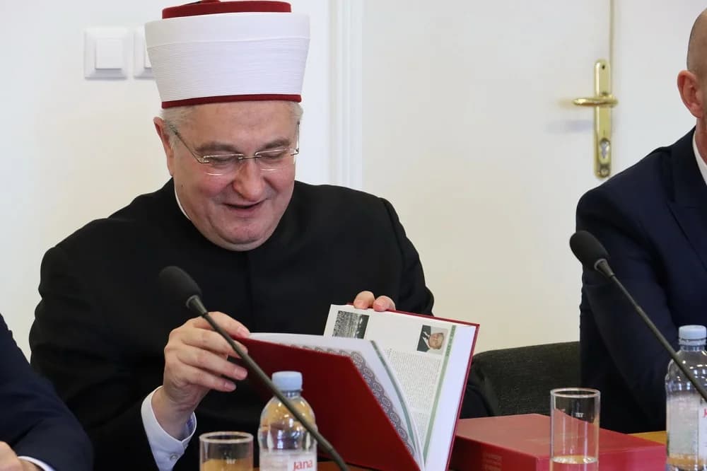 Posjet muftije Hasanovića gradonačelniku Mirku Duspari