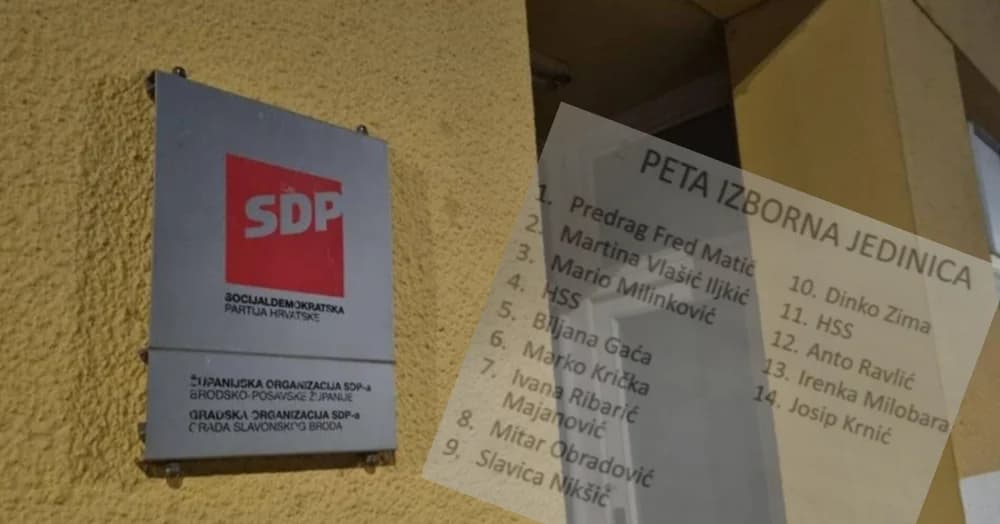 DOZNAJEMO: Ovo su imena brodskih SDP-ovaca koji idu na listu za Sabor