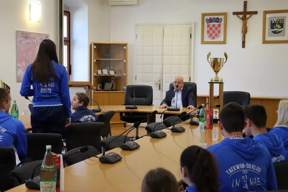 TKD klub In-Nae na prijemu kod gradonačelnika Duspare