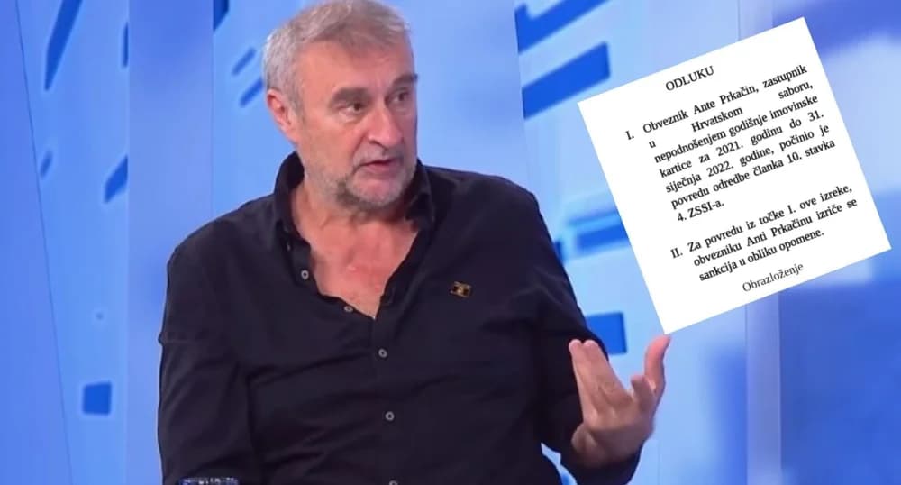 OBJAVLJENA ODLUKA: Kažnjen Ante Prkačin