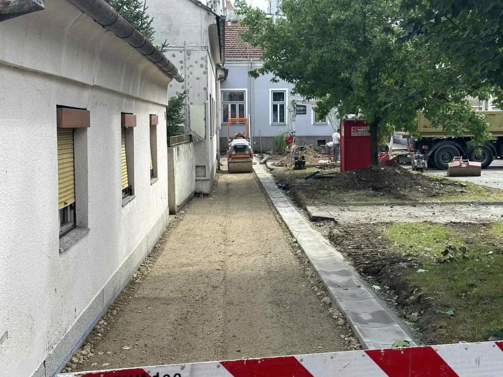 Radi se nova staza u Sl. Brodu - kod pijace