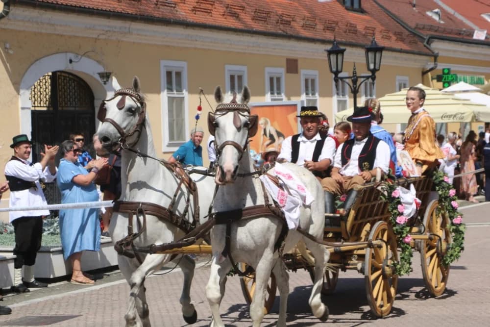 /VELIKA FOTOGALERIJA/ Ljepota tradicije i bogatstvo narodnih običaja dočarana na 58. Đakovačkim vezovima
