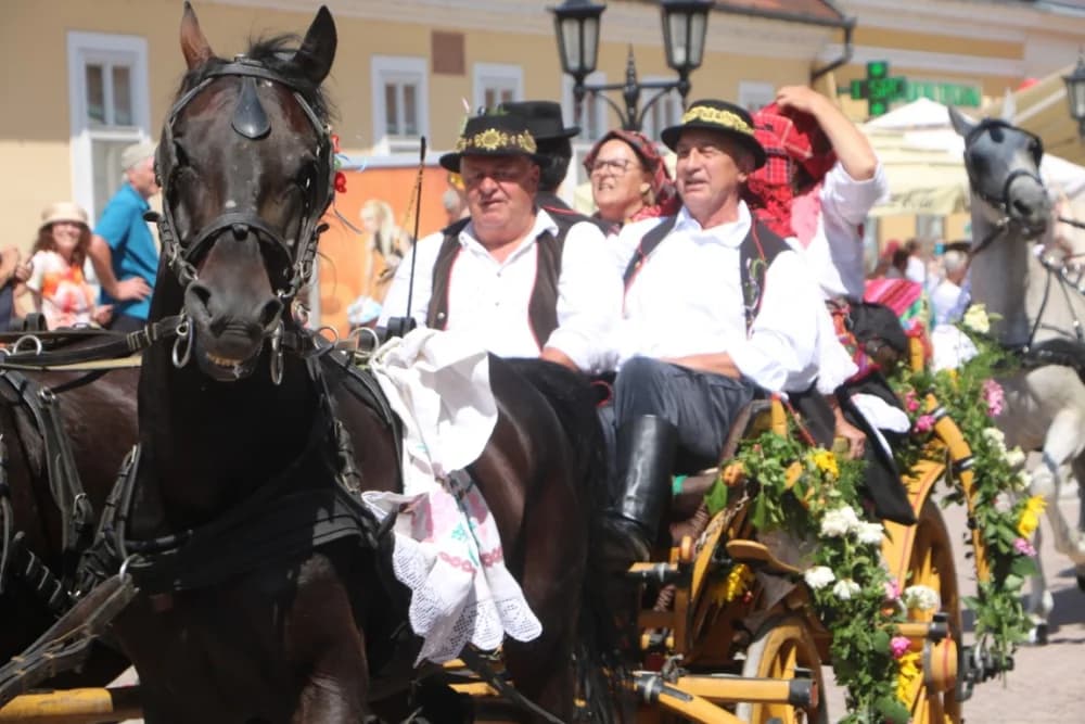 /VELIKA FOTOGALERIJA/ Ljepota tradicije i bogatstvo narodnih običaja dočarana na 58. Đakovačkim vezovima