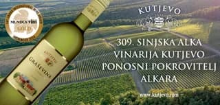 Vinarija KUTJEVO ponosni sponzor 309. Sinjske alke