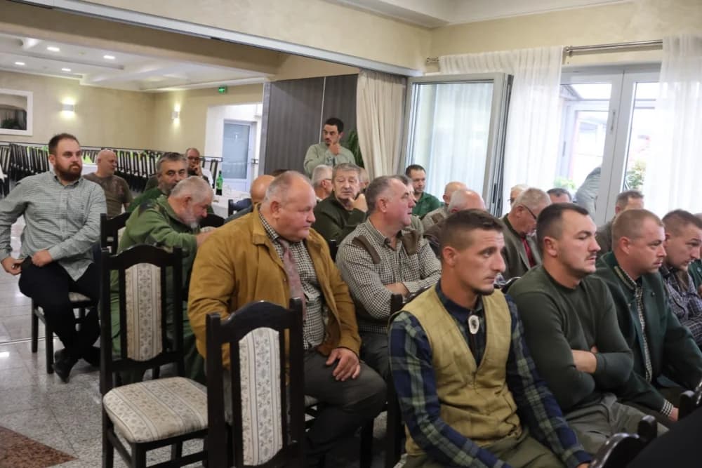 Uz stoljeće Lovačke udruge Šljuka plakete za 50 godina staža primili Mato Božić, Ognjen Krajačić, Mladen Kovačić,  Slobodan Pintarić i Vladimir Sremac