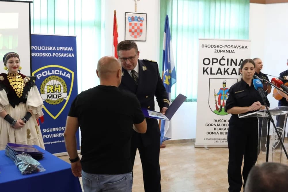 Povodom Dana policije održana središnja svečanost u Gornjoj Bebrini