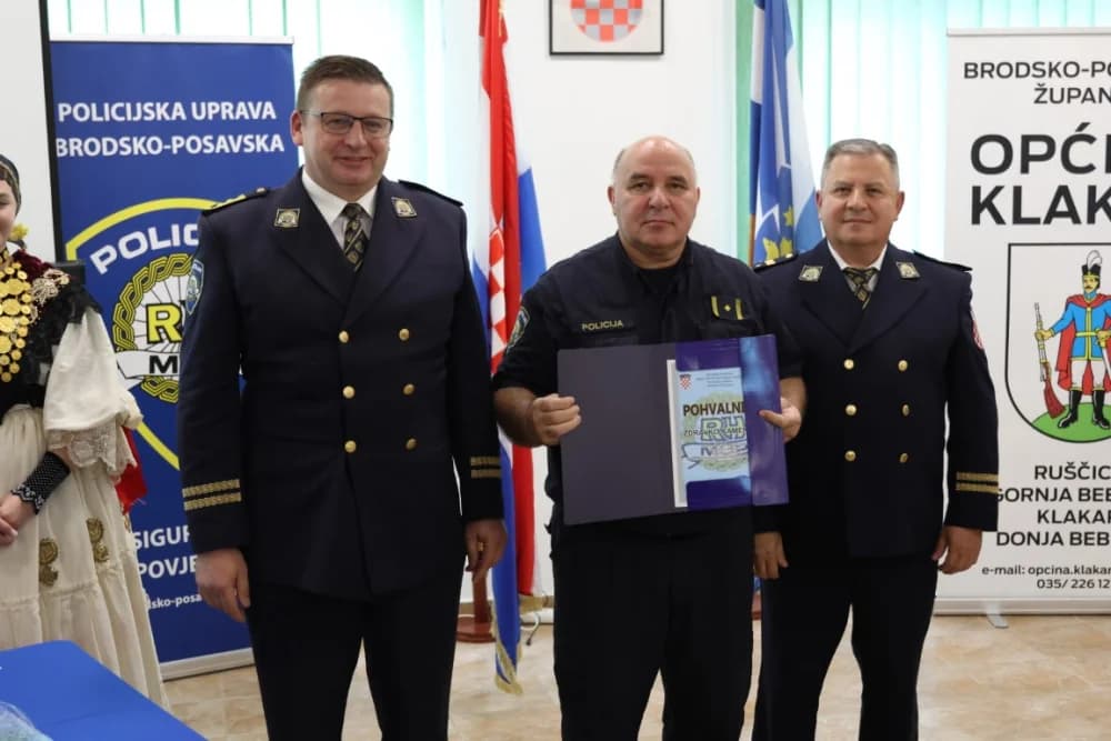 Povodom Dana policije održana središnja svečanost u Gornjoj Bebrini
