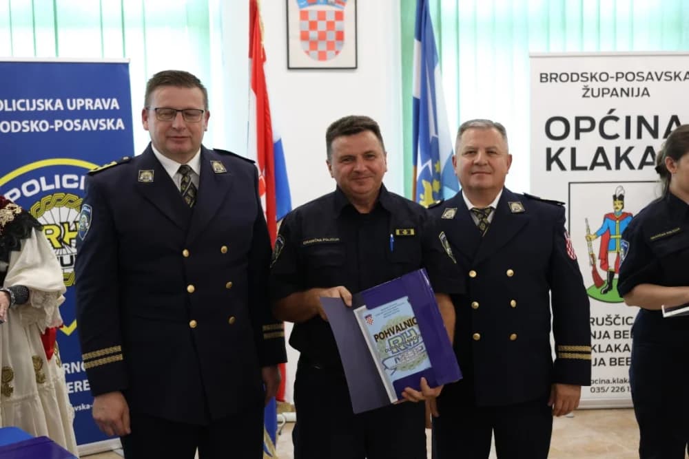 Povodom Dana policije održana središnja svečanost u Gornjoj Bebrini
