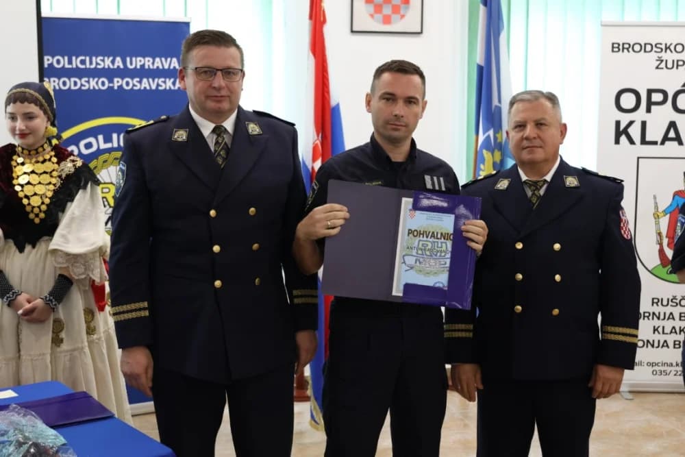 Povodom Dana policije održana središnja svečanost u Gornjoj Bebrini