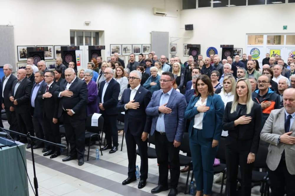 Predizborni skup HDZ-a BiH u Sl. Brodu: „Lokalni izbori su oni na kojima se odlučuje kako će se izgledati zajednica u kojoj živite“