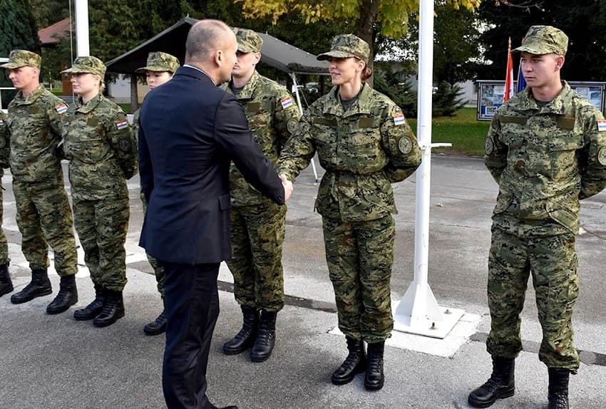 Prisegnuo 43. naraštaj ročnika na dragovoljnom osposobljavanju u požeškoj vojarni 123. brigade