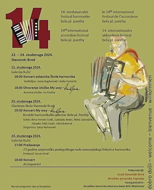 Večeras počinje 14. Međunarodni festival harmonike, očekuje vas bogat i besplatan program
