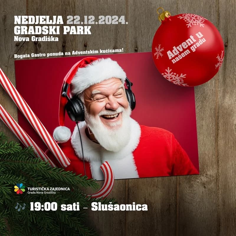 ADVENT U NAŠEM GRADU – Po najbolji blagdanski provod, navratite u Novu Gradišku