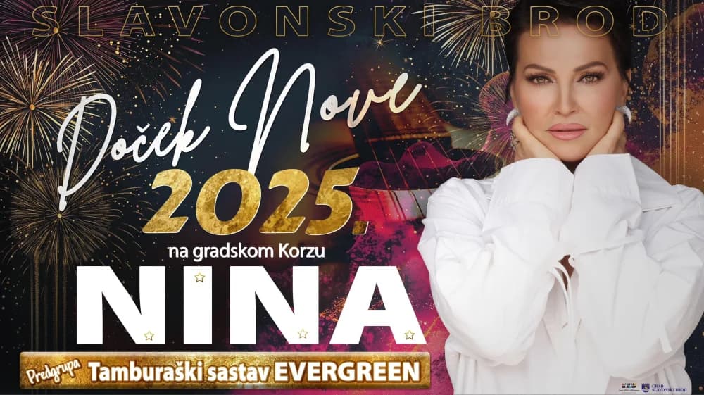 U Novu godinu u Slavonskom Brodu ulazimo uz hitove Nine Badrić