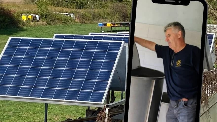 Požeški pčelar Željko Balen prvi je u Hrvatskoj formirao energetski neovisan i samoodrživ pčelinjak