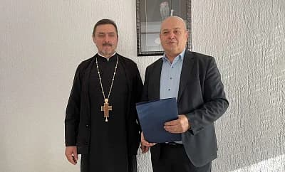 Gradonačelnik Mirko Duspara čestitao pravoslavni Božić brodskom parohu Ratku Gatareviću