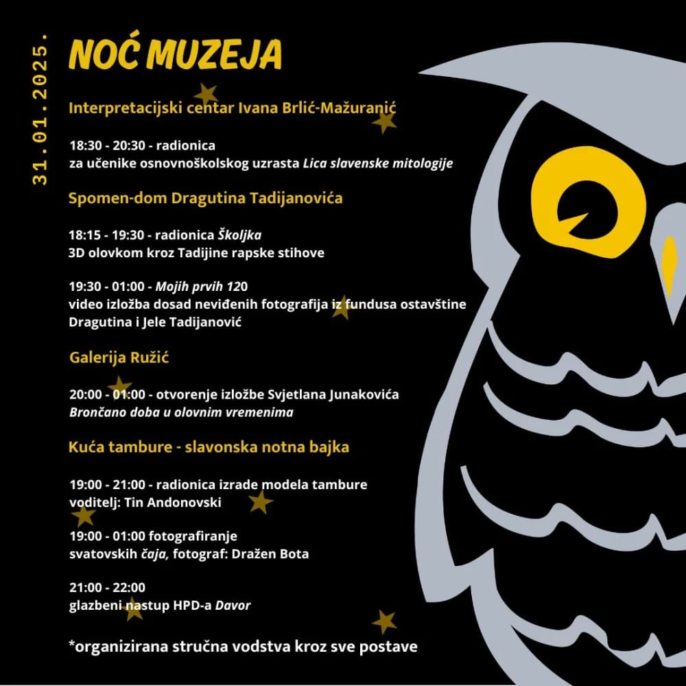 Noć muzeja u Slavonskom Brodu i ove godine donosi bogati program