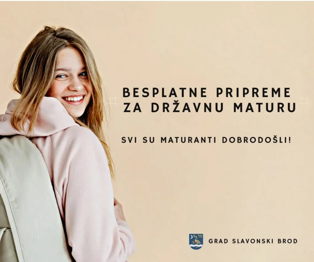 Počinju besplatne pripreme za državnu maturu u Slavonskom Brodu