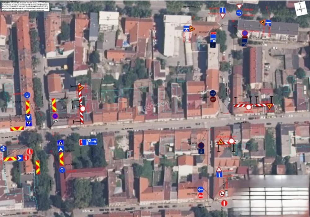 Privremeno zatvoren promet u dijelu ulice Matije Mesića