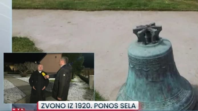 Ukradeno zvono ispred crkve, a župnik ljut: “Ljudi su 1920. otkidali od usta za njega”