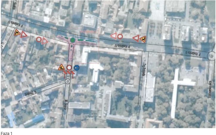Nova regulacija prometa u ulicama Petra Krešimira IV i Matije Gupca