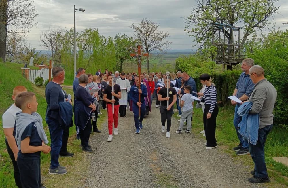 Križni put i Gospin plač održan na Cvjetnicu u Gromačniku